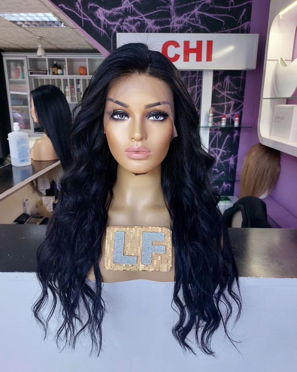 LUISA SİYAH BODY WAVE DALGA DANTEL PERUK ÜNİTESİ